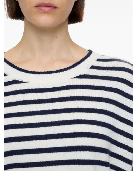 Closed Blue Striped Cashmere Sweater