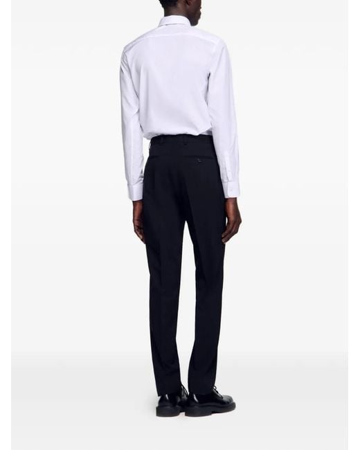 Sandro Black Suit Trousers for men
