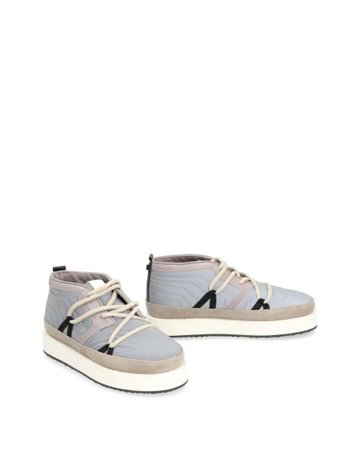 Volta Footwear White Suede Sneakers for men