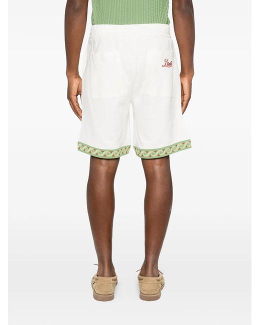 Drole de Monsieur White Short À Broderies for men