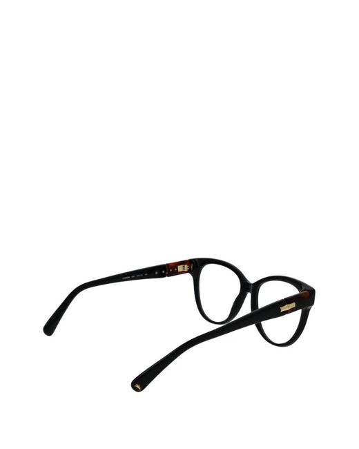 Longchamp Black Cat-Eye Glasses