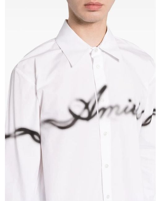 Amiri White Smoke Shirt for men