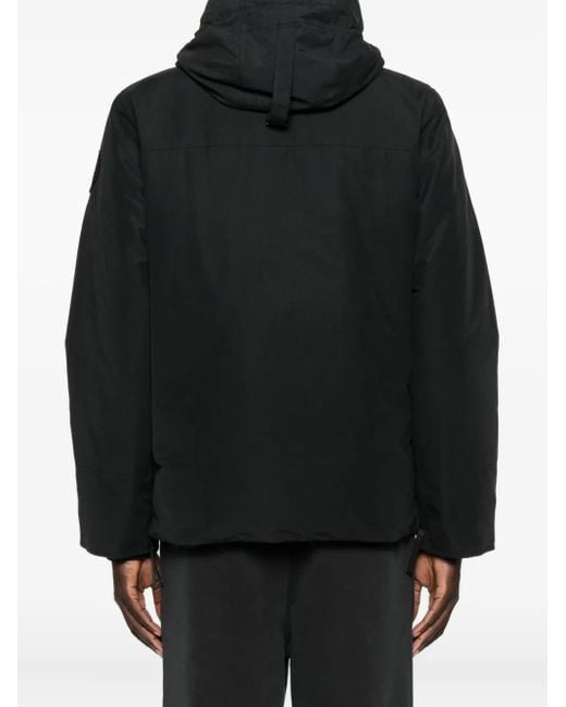 Canada Goose Black Maitland Hooded Parka Coat for men