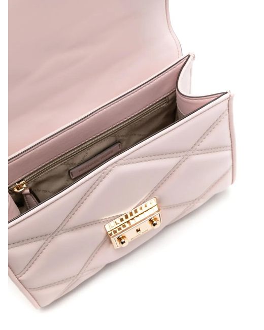 MICHAEL Michael Kors Pink Serena Quilted Shoulder Bag