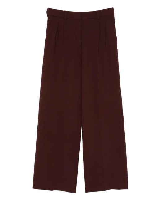 Pantalon Droit À Design Plissé Maje en coloris Purple