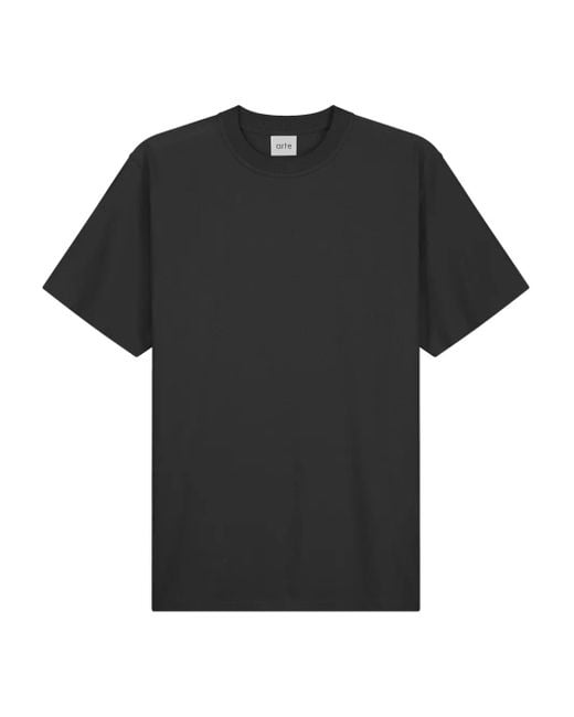 メンズ Arte' グラフィック Tシャツ Black