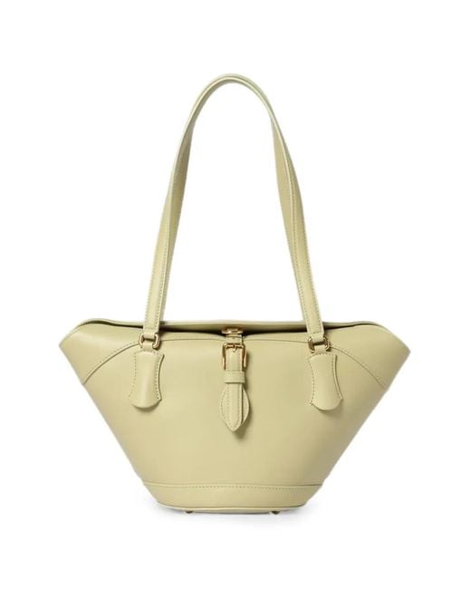 Dolce & Gabbana Natural Capri Leather Shoulder Bag