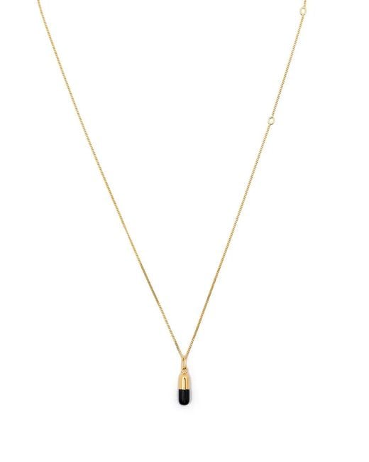 True Rocks Metallic Pill Pendant Necklace