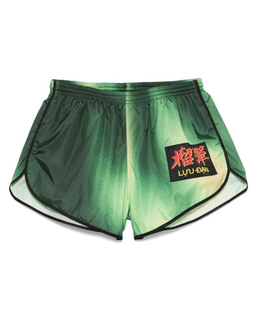 メンズ LỰU ĐẠN Retro ランニングショーツ Green