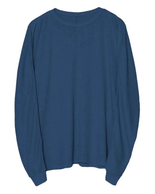 Maharishi Blue Long-Sleeve Organic-Cotton T-Shirt for men