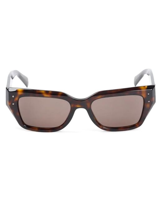 Dolce & Gabbana Brown Dg Sharped Sunglasses