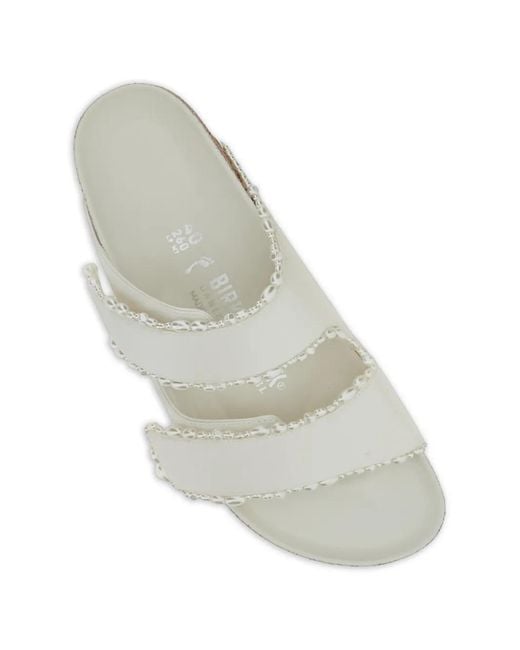 Birkenstock White X Danielle Frankel Arizona Sandals