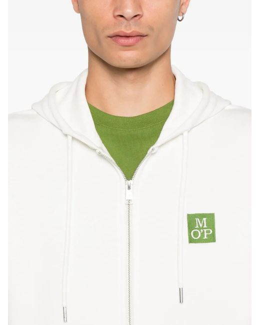 メンズ Marc O' Polo ロゴ パーカー White