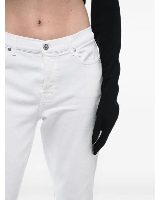 Seven7 White Jean Luxe Vintage Josefina