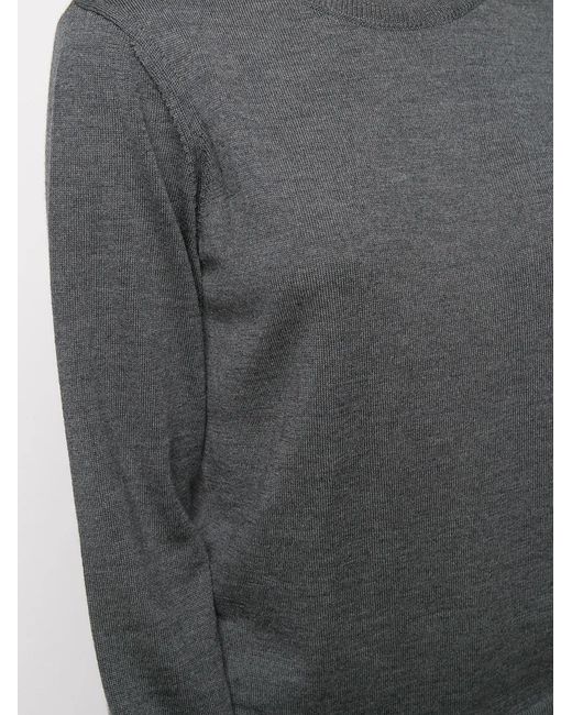 A.P.C. Gray Pull À Encolure Ronde