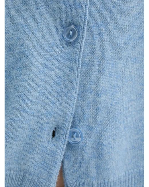 Cardigan En Cachemire À Boutonnière Samsøe & Samsøe en coloris Blue