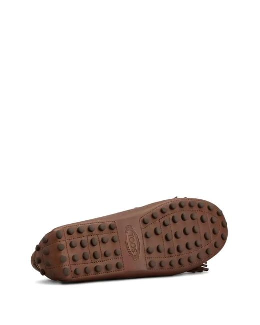 Tod's Brown Gommino Loafers