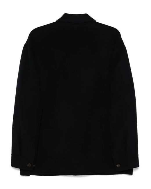 Hevò Black Bari D Overshirt for men