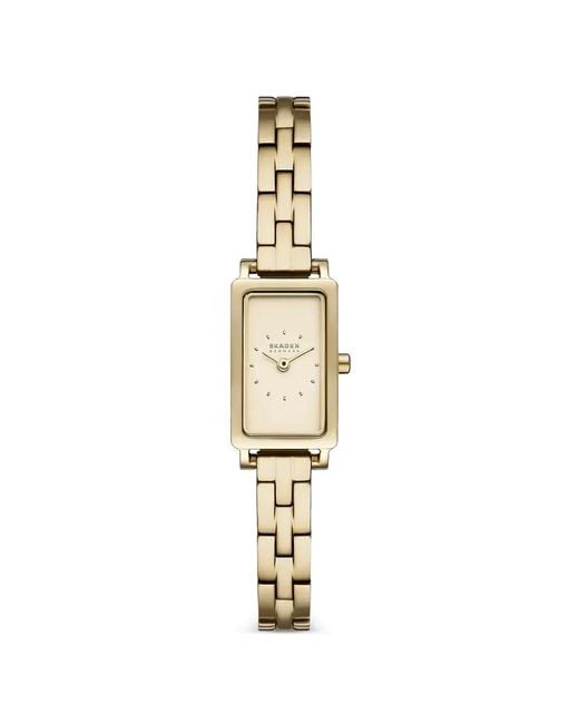 Skagen Metallic Hagen Rectangular 31Mm Watch