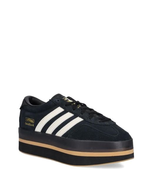 Adidas Black Gazelle Stack Sneakers