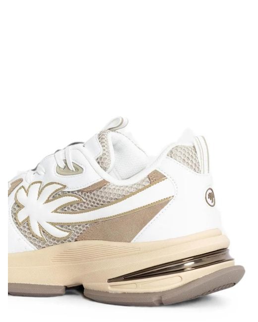 Palm Angels White Palm Runner Sneakers for men