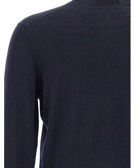 Gran Sasso Blue Turtleneck Sweater for men