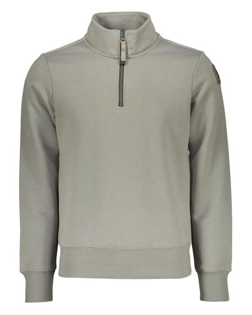 Sudadera con cremallera en el cuello Parajumpers de hombre de color Gray