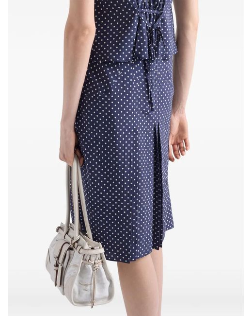 Gonna di Prada in Blue