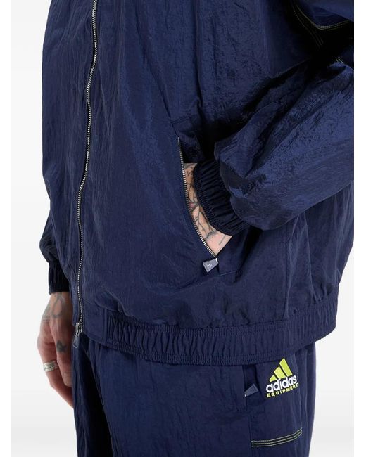 Adidas Blue Equipment Lightweight Jacket for men