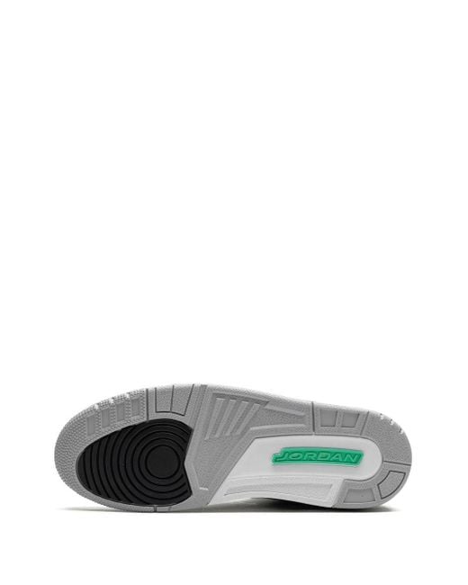 Nike Air 3 Retro "green Glow" Sneakers in het Black voor heren