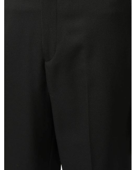 Polo Ralph Lauren Black Pantalon Droit En Laine
