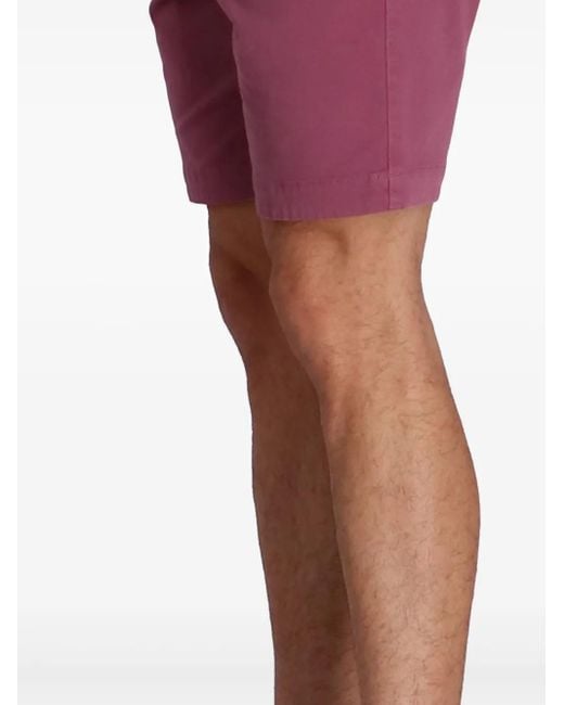 Short Slim En Serge Boss pour homme en coloris Red