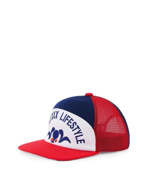 SAINT Mxxxxxx Logo-Embroidered Mesh-Panel Cap for men