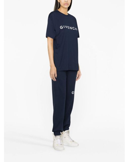 Givenchy Archetype ロゴ Tシャツ Blue