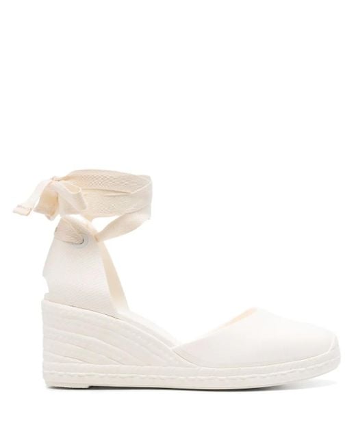 Castaner White Careen Espadrilles