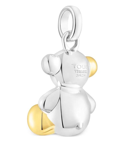 Tous Halsketting Met Beerbedel in het Metallic