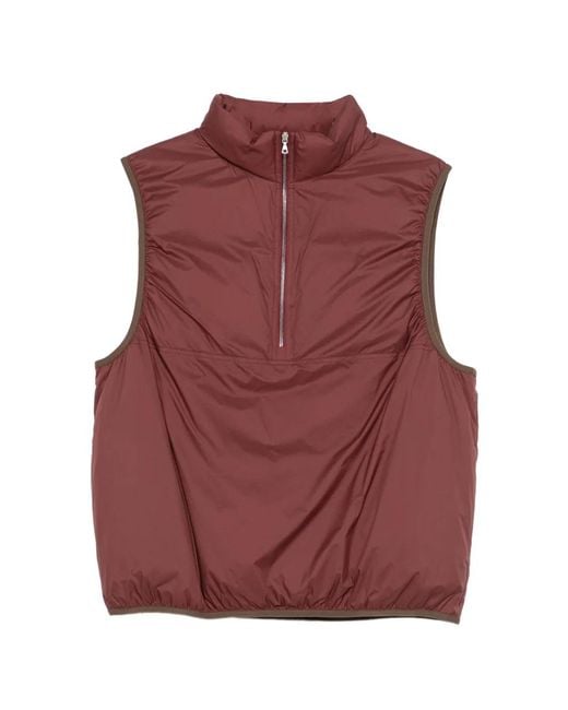 Chaleco Ripstop Con Cremallera Auralee de hombre de color Purple