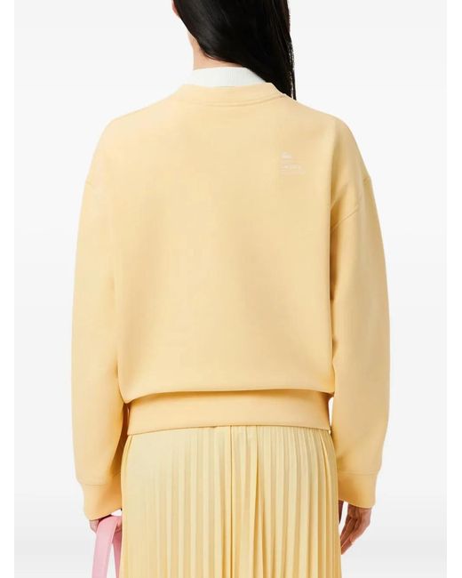 Lacoste Natural Logo-Patch Sweatshirt