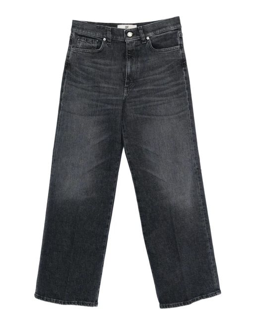PT Torino Gray Wide-Leg Jeans