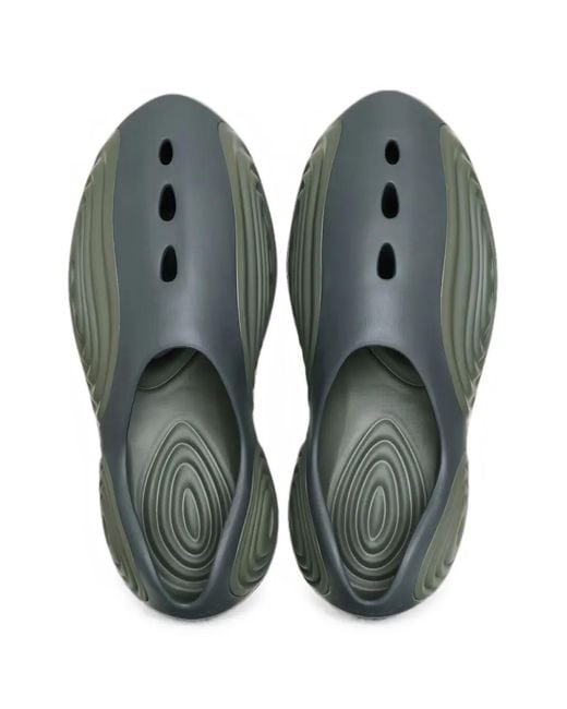 CROCSTM Green Ripple Perforated Clogs