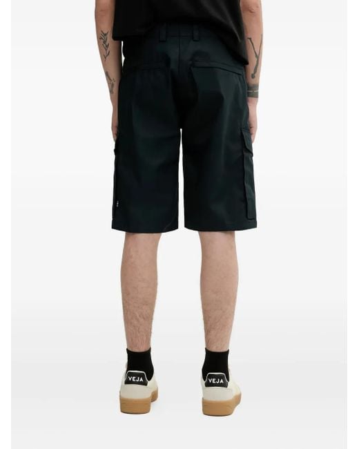 Fjallraven Black Patch-Pocket Shorts for men