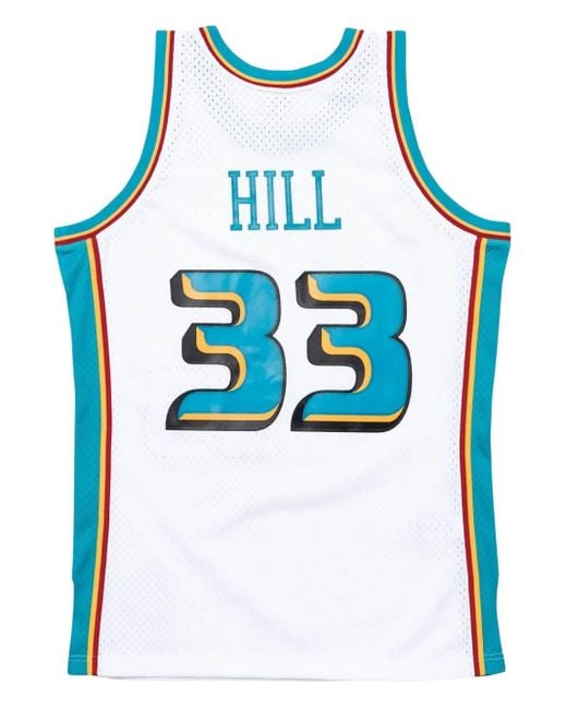 Mitchell & Ness Pistons 98-99 Grant Hill Jersey in het Blue voor heren