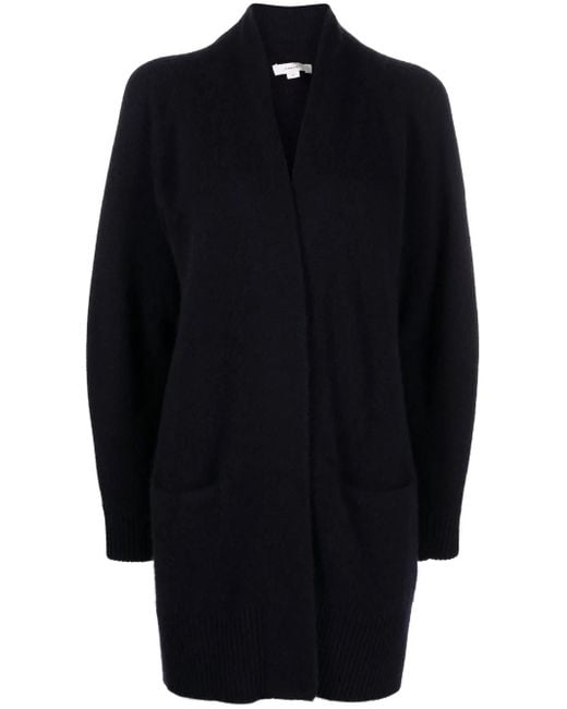Vince Blue Open-Front Cashmere Cardigan