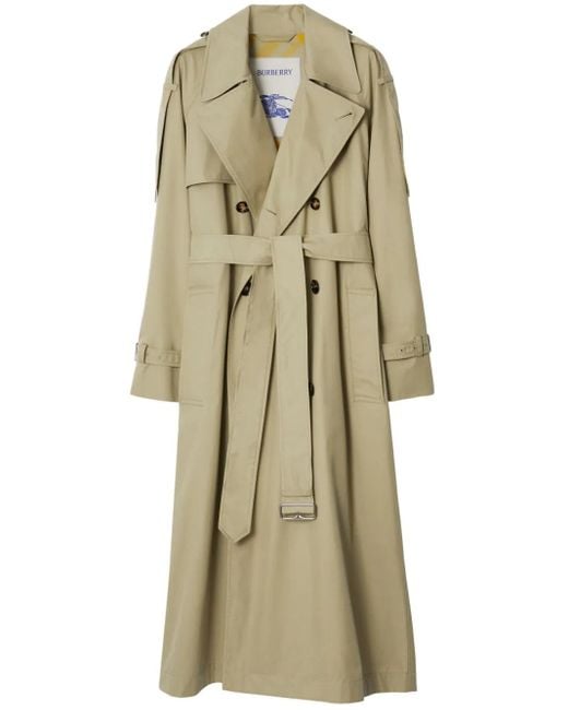 Burberry Natural Castleford Water Resistant Gabardine Trench Coat