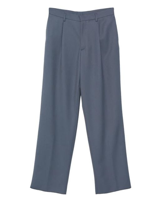 Lardini Blue Pleated Trousers for men