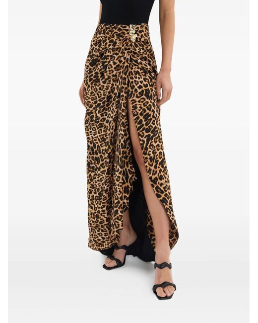 Rebecca Vallance Natural Namir Draped Skirt