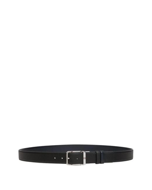 Bally White Reversible Adjustable Belt for men