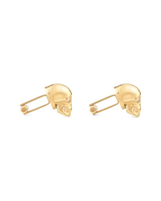 Philipp Plein Natural Skull Cufflinks for men