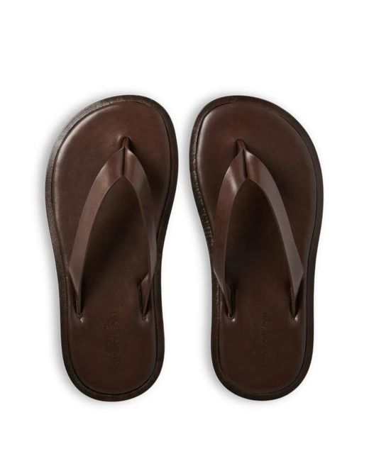 Studio Nicholson Brown Sandales Curren En Cuir for men