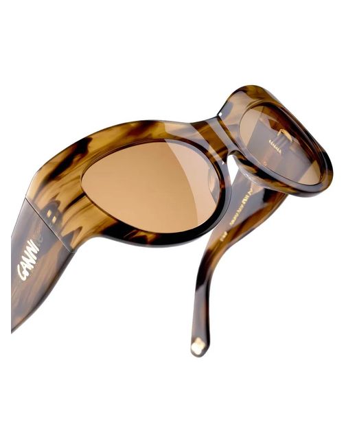 Ganni Natural X Ace & Tate Trixie Sunglasses